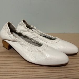 Rachel Comey white leather kitten heel size 7